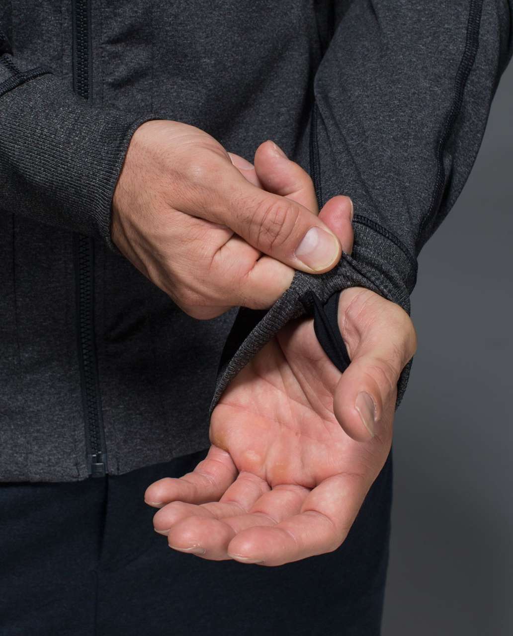 Lululemon Shift Jacket - Heathered Black / Cornflower