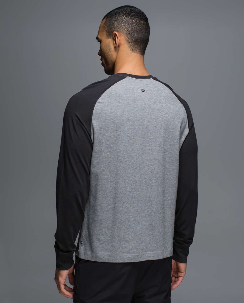 Lululemon Rival Long Sleeve - Heathered Medium Grey / Black