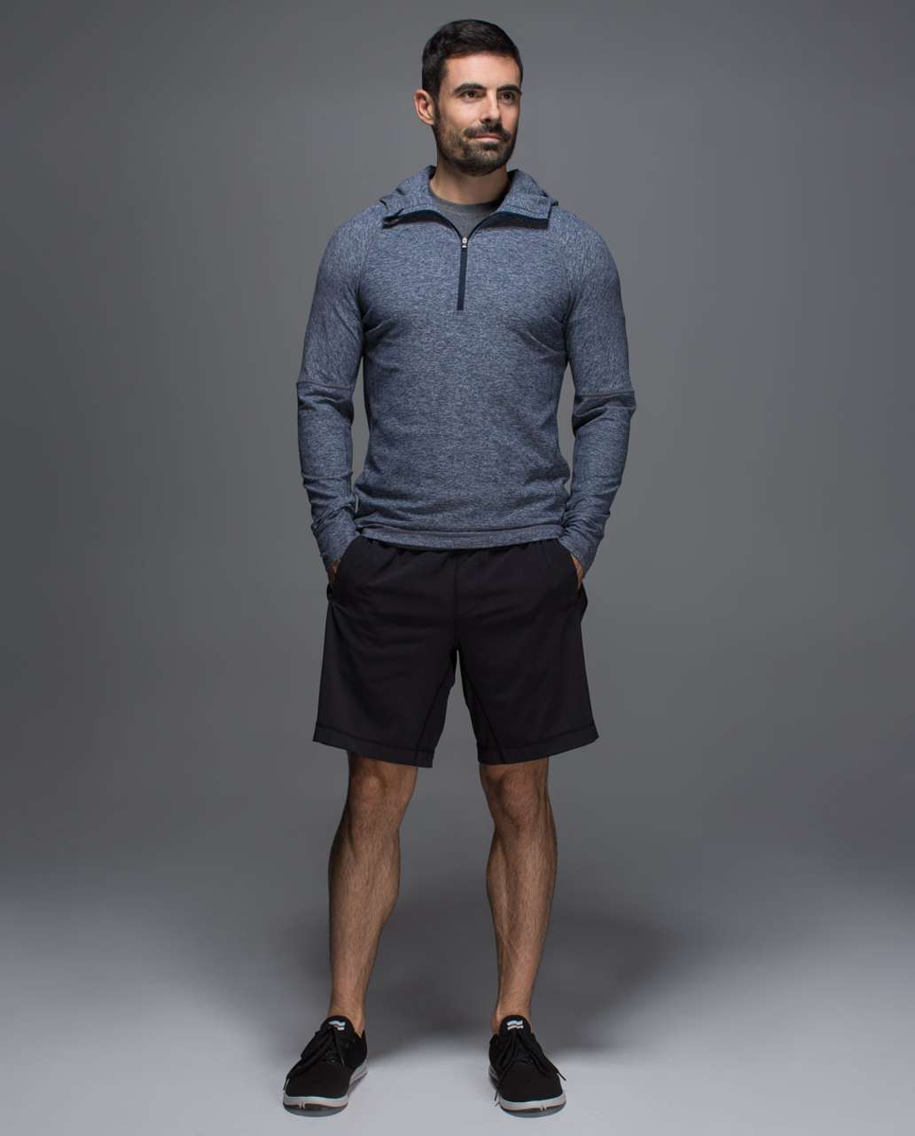 Lululemon Sweat Session Hoodie - Heathered Inkwell