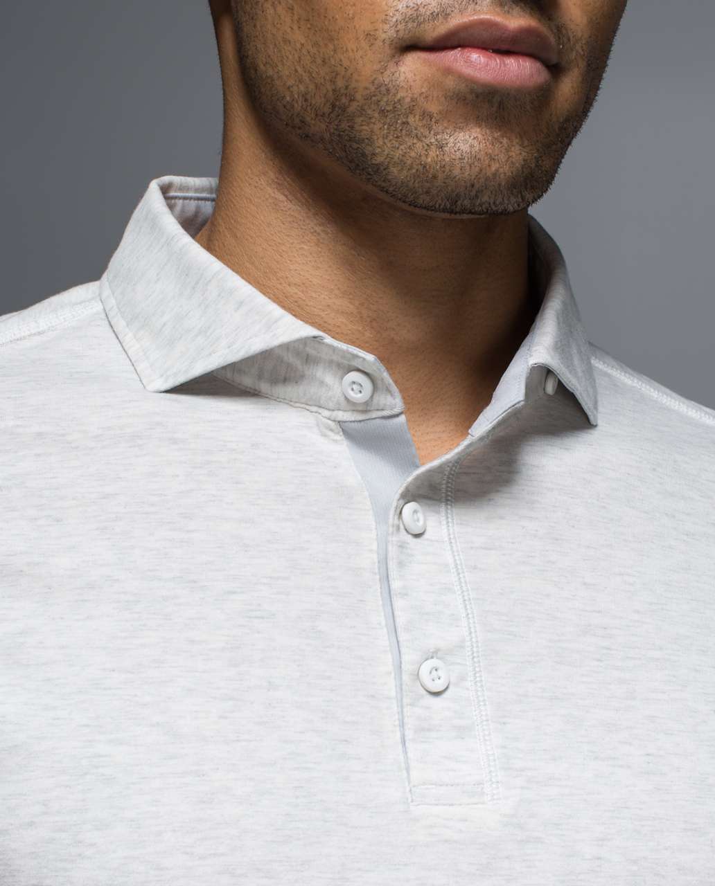 Lululemon Rival Polo - Heathered White