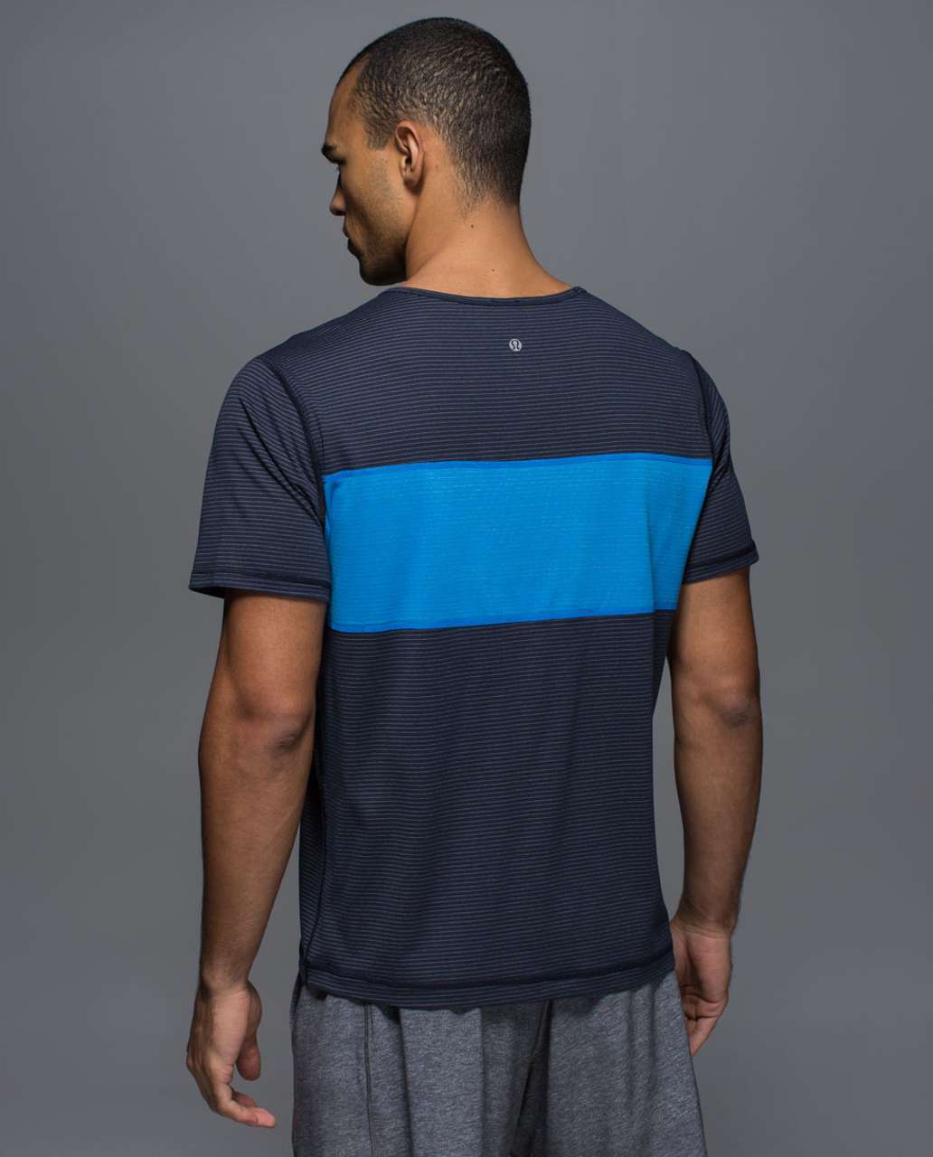 Lululemon Practice Short Sleeve - Inkwell / Cornflower