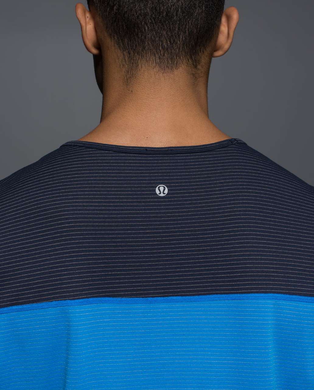 Lululemon Practice Short Sleeve - Inkwell / Cornflower