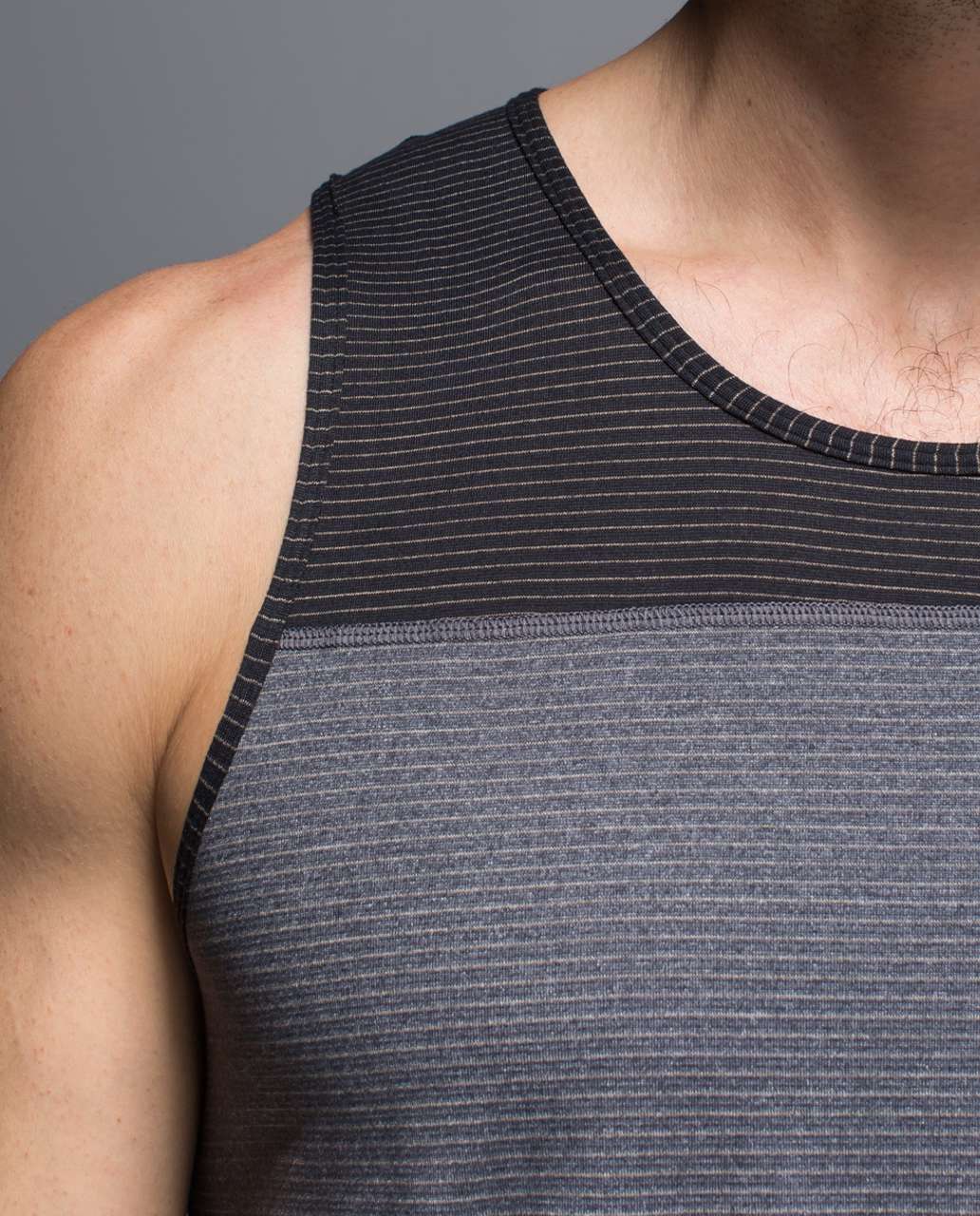 Lululemon Practice Tank - Black / Heathered Deep Coal