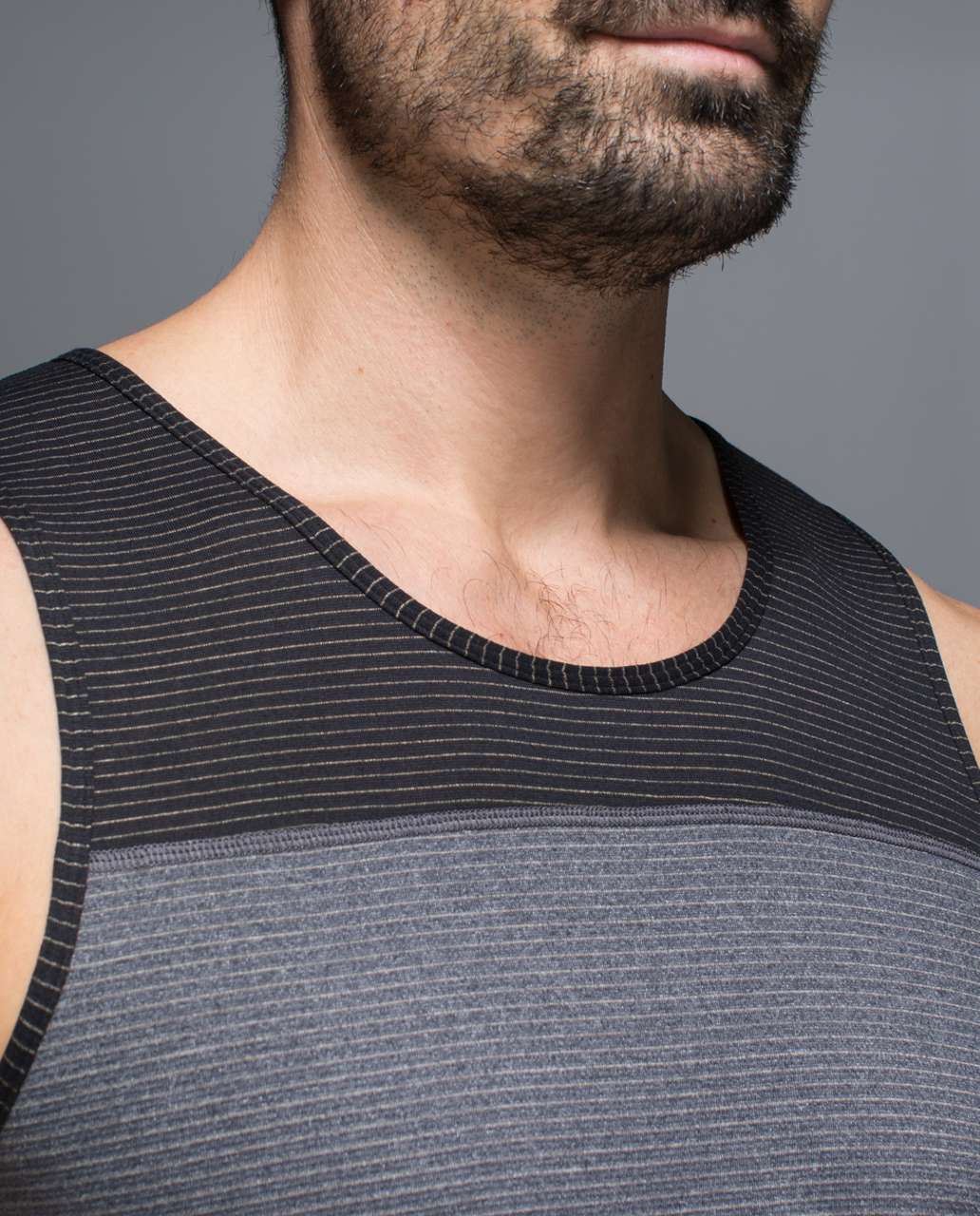 Lululemon Practice Tank - Black / Heathered Deep Coal - lulu fanatics