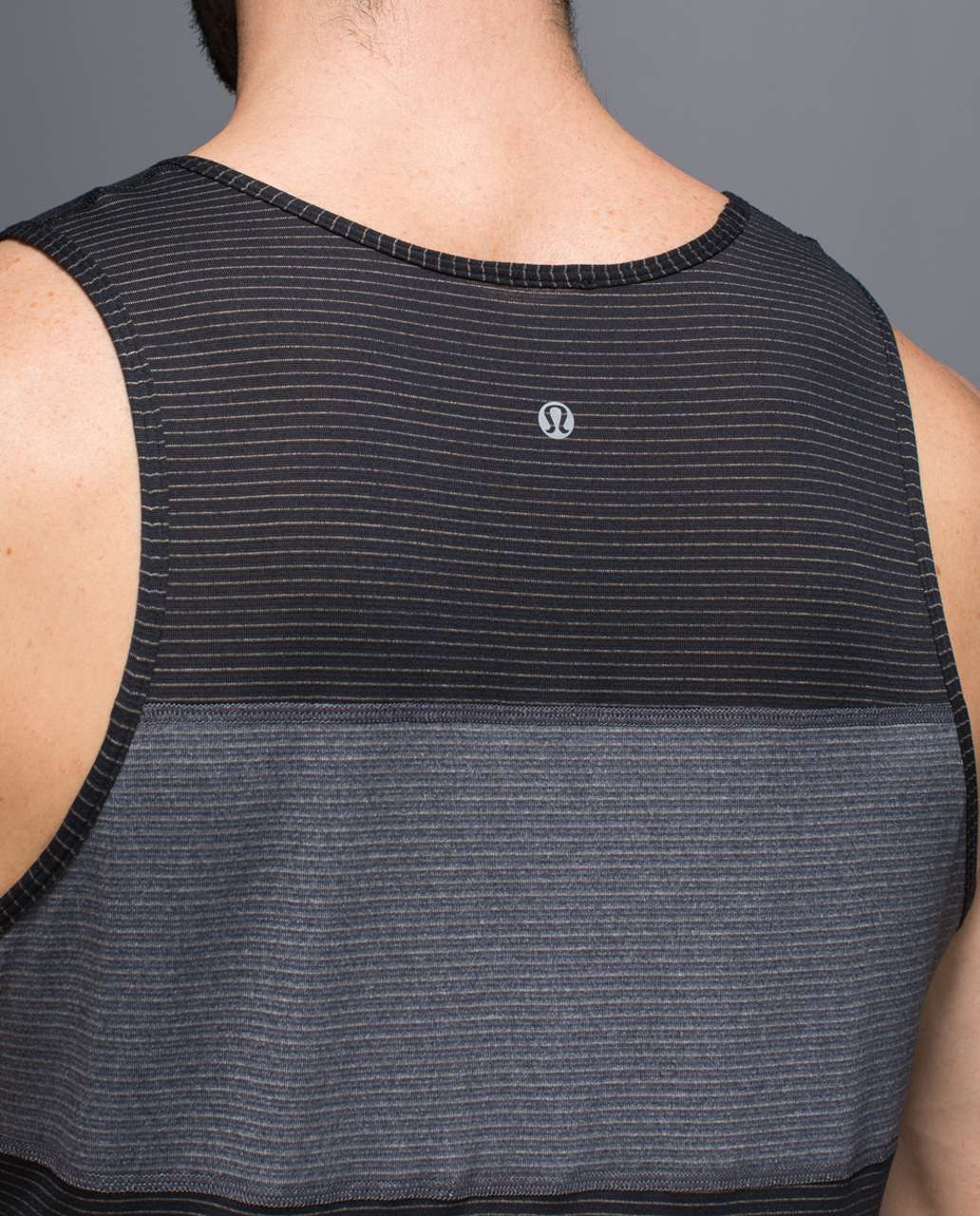 Lululemon Practice Tank - Black / Heathered Deep Coal