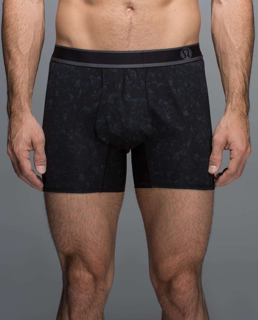 Lululemon No Boxer Boxer - Winter Bloom Deep Coal Black