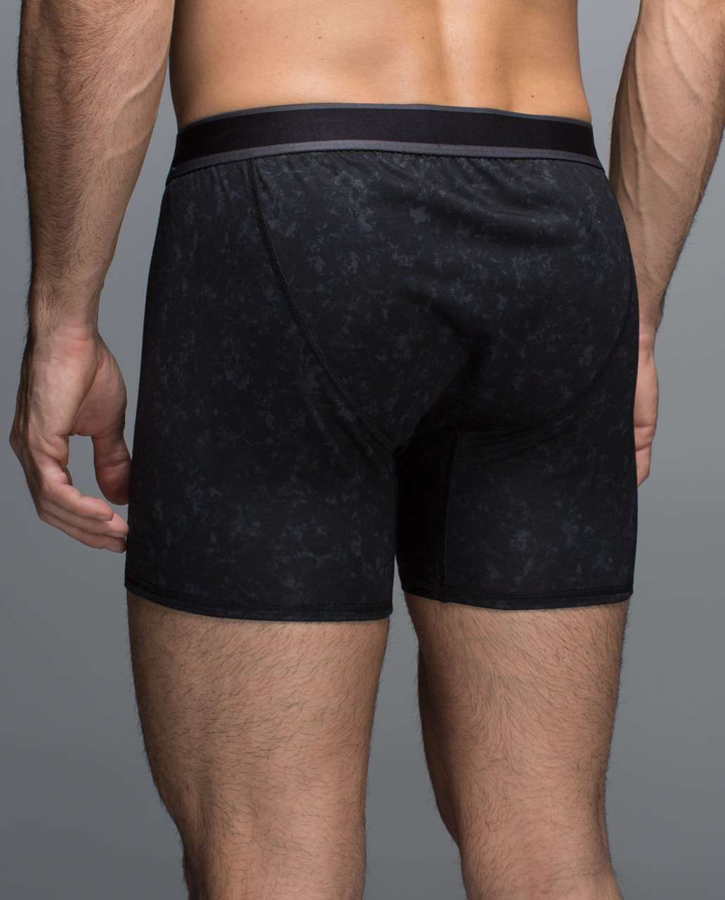 Lululemon No Boxer Boxer - Winter Bloom Deep Coal Black