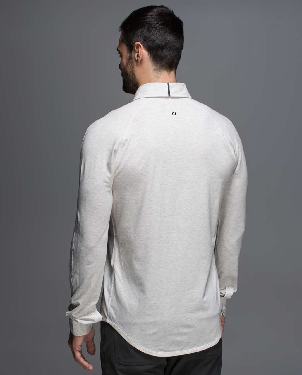 Lululemon Rival Button Up - Heathered White