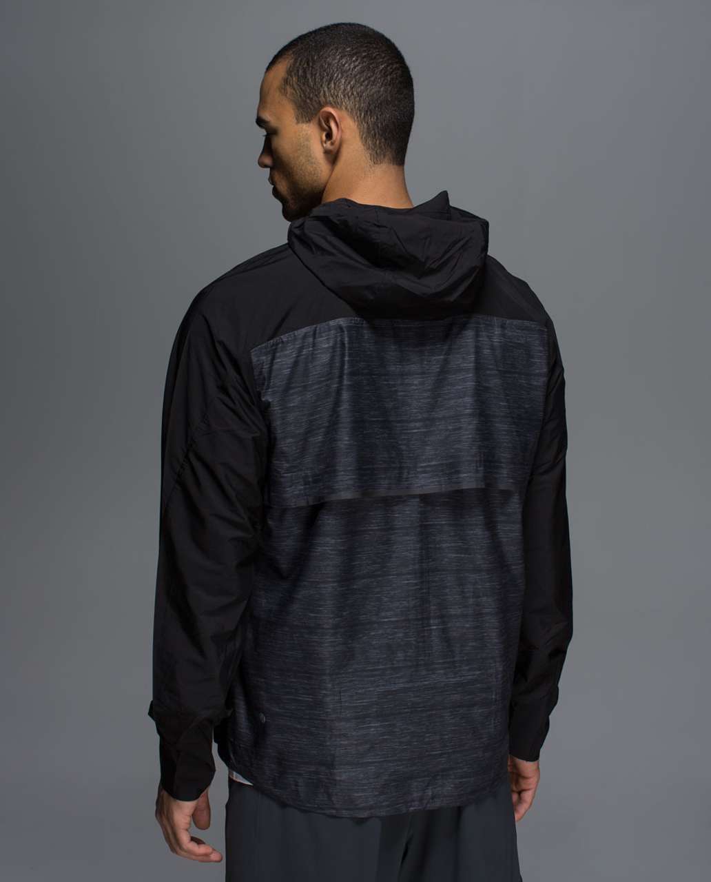 Lululemon Pack-It Jacket - Hanover Needles Slate Black / Black