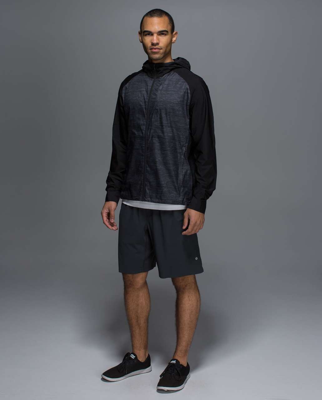 Lululemon Pack-It Jacket - Hanover Needles Slate Black / Black