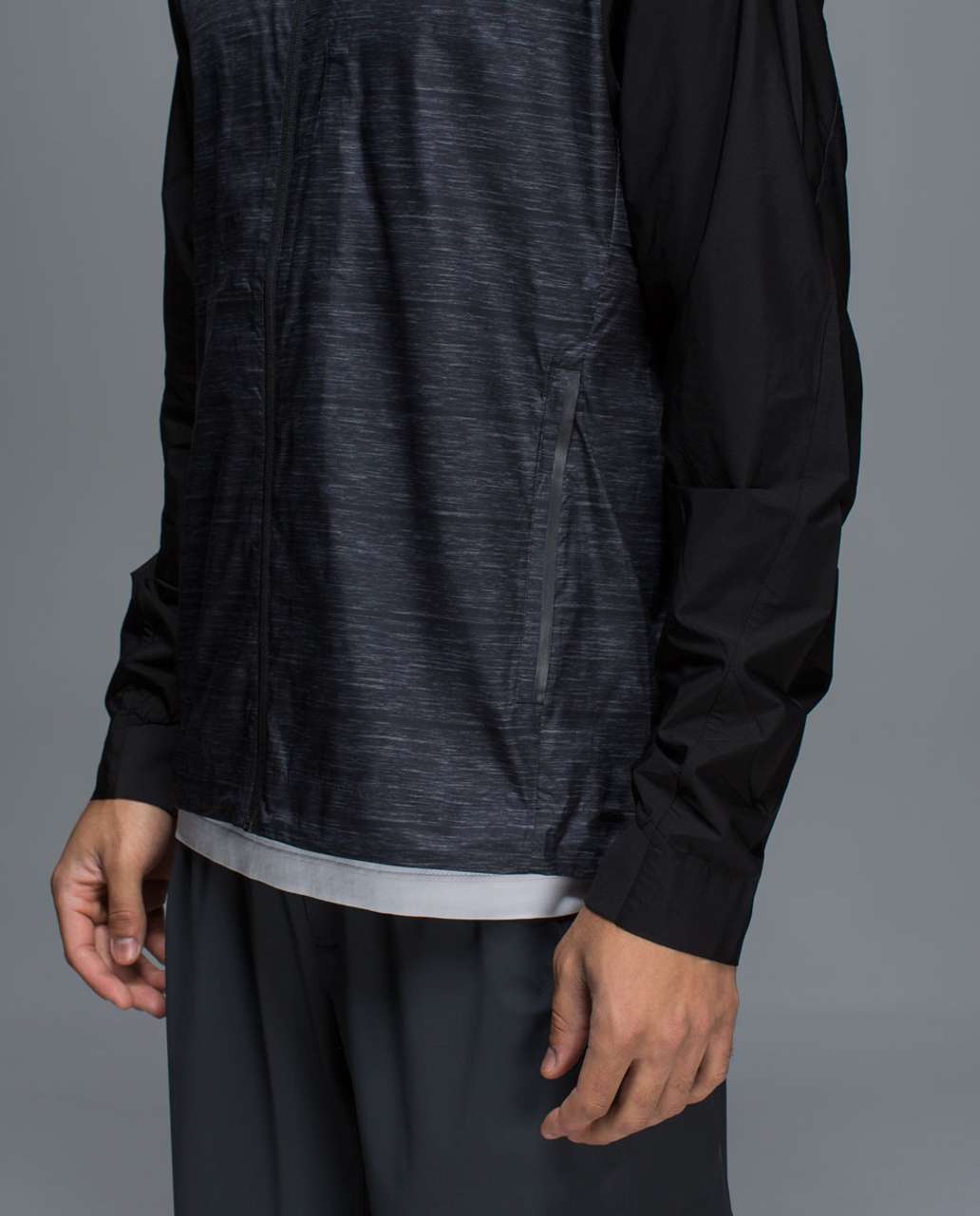 Lululemon Pack-It Jacket - Hanover Needles Slate Black / Black