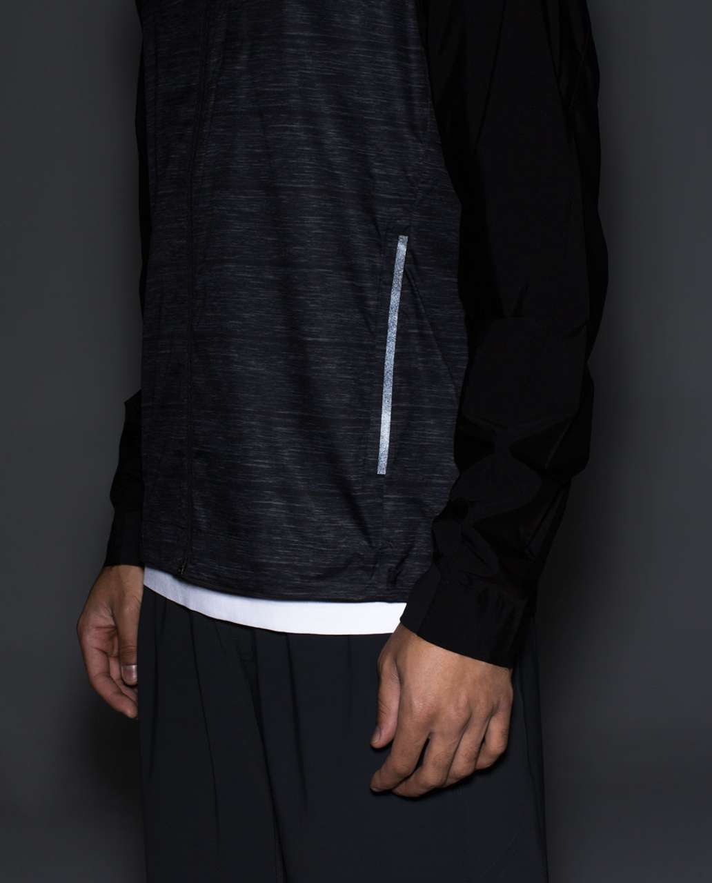 Lululemon Pack-It Jacket - Hanover Needles Slate Black / Black