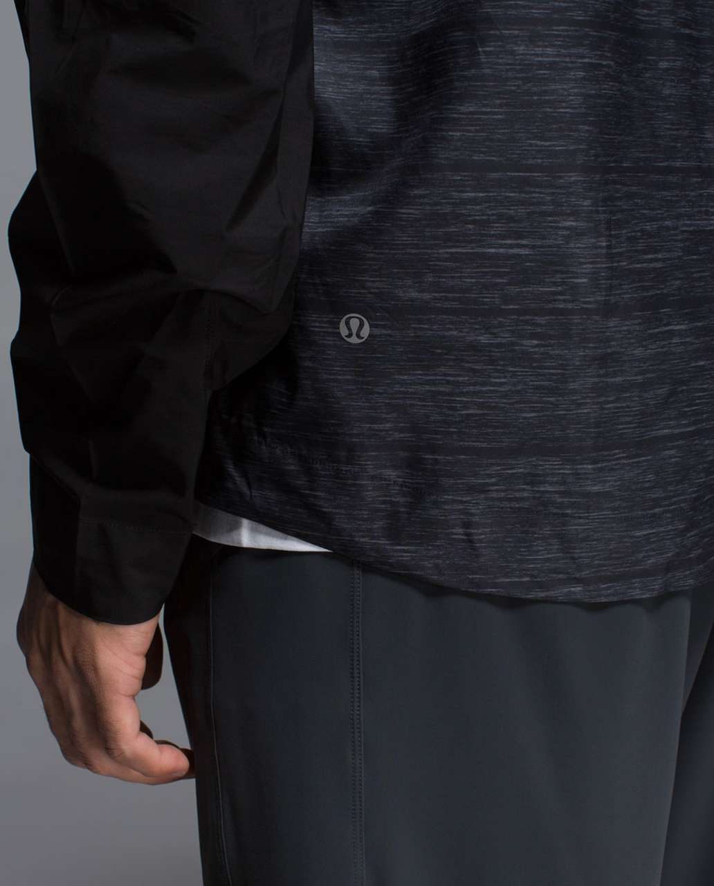 Lululemon Pack-It Jacket - Hanover Needles Slate Black / Black