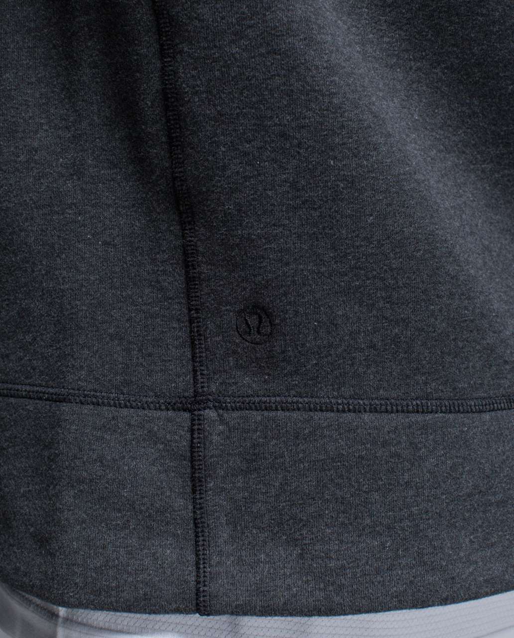 Lululemon Revolve Henley - Heathered Black - lulu fanatics