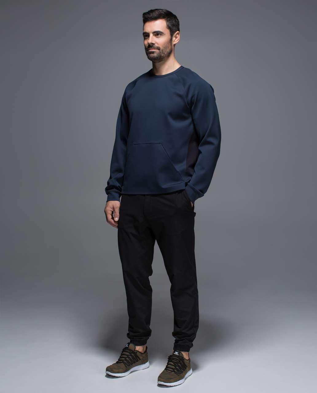 Lululemon Chamber Long Sleeve - Inkwell / Black