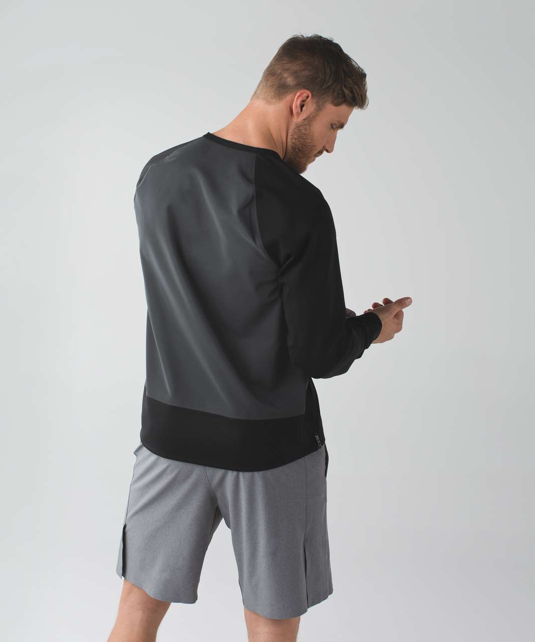 Lululemon Chamber Long Sleeve *Reflective - Black