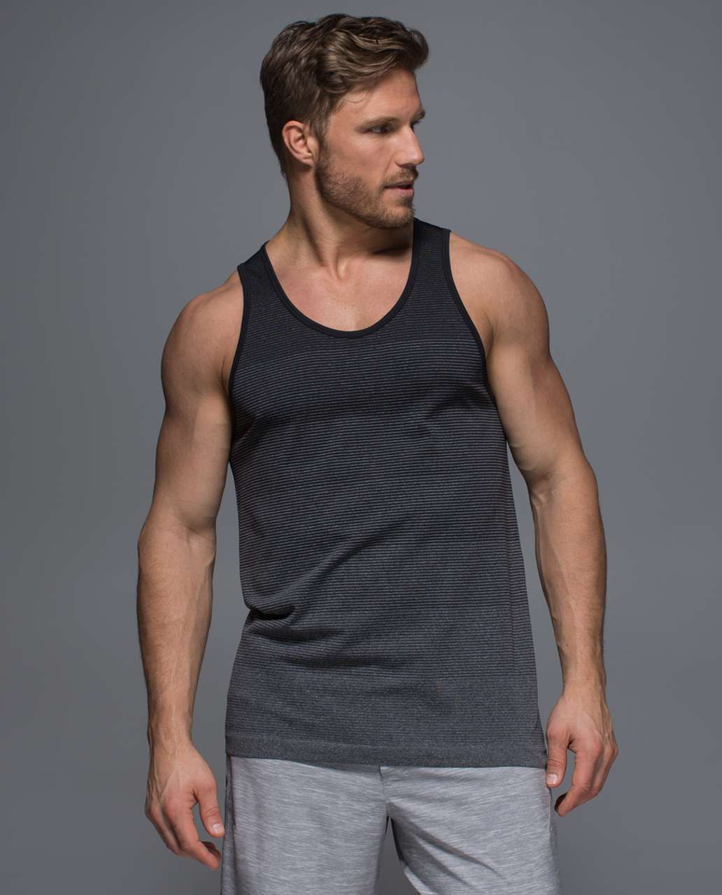 Lululemon Metal Vent Tech Tank - Black / Heathered Black