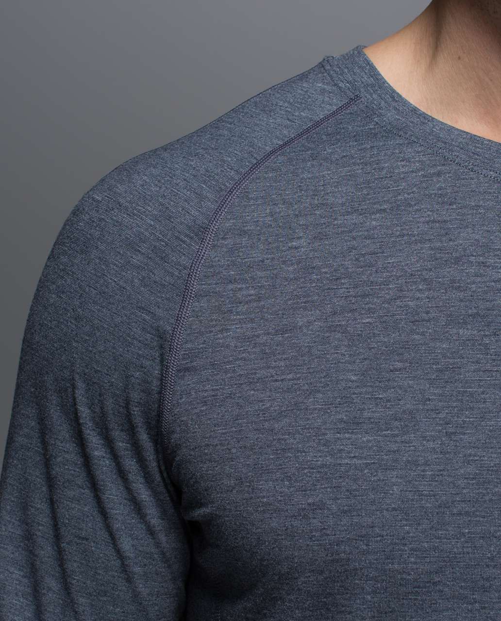 Lululemon Protean Long Sleeve - Heathered Inkwell