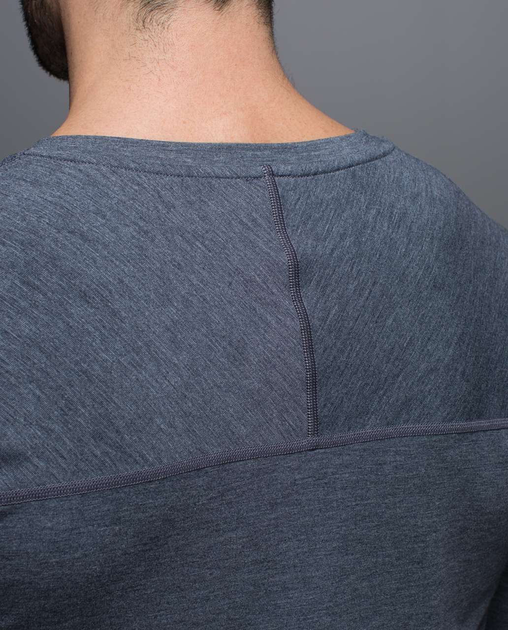 Lululemon Protean Long Sleeve - Heathered Inkwell