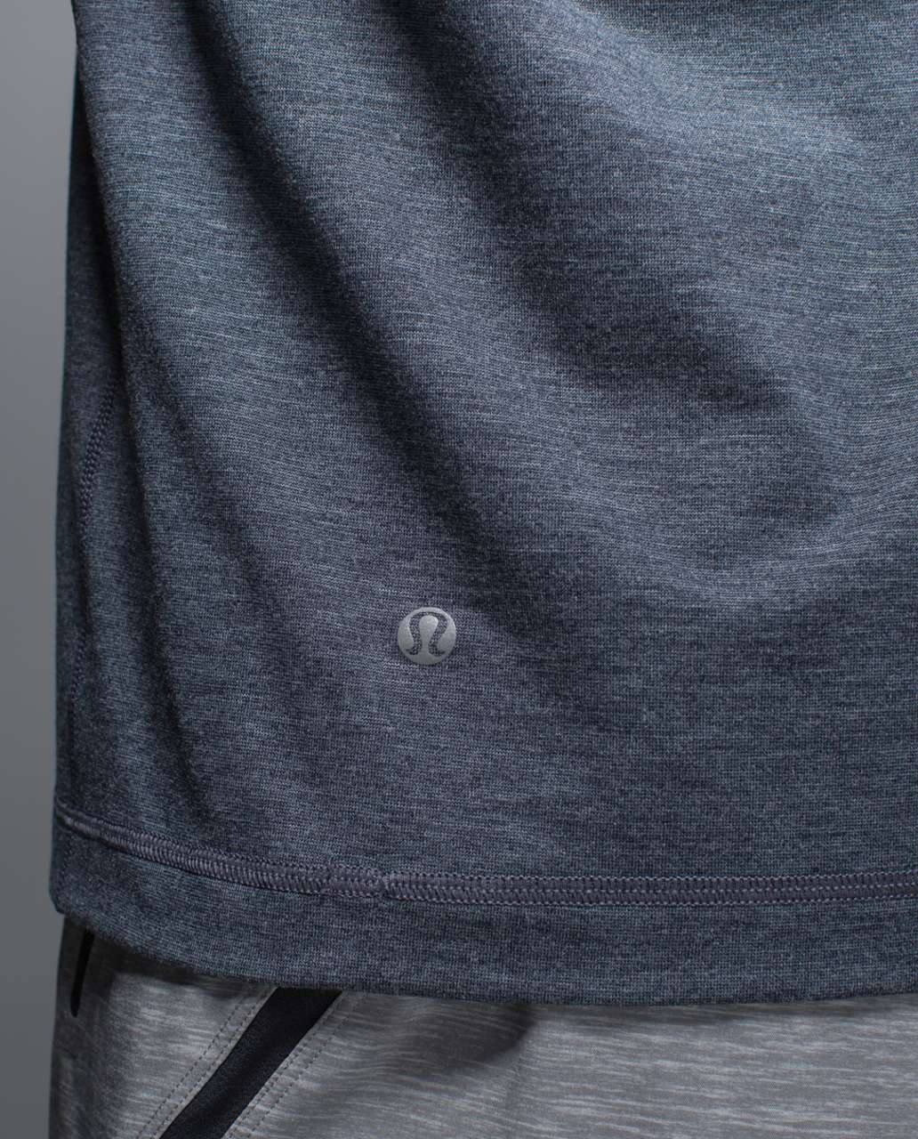 Lululemon Protean Long Sleeve - Heathered Inkwell - lulu fanatics