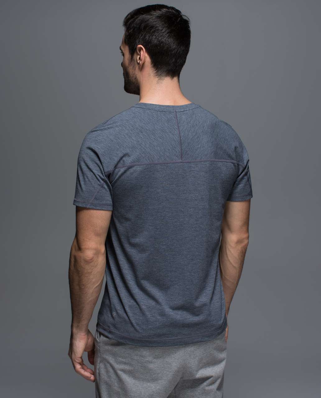 Lululemon Protean Short Sleeve - Heathered Inkwell