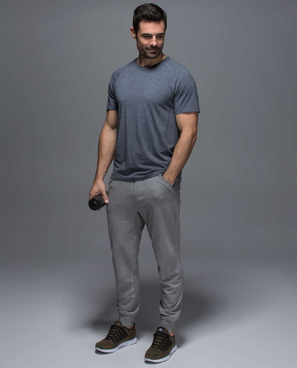 Lululemon Protean Short Sleeve - Heathered Inkwell