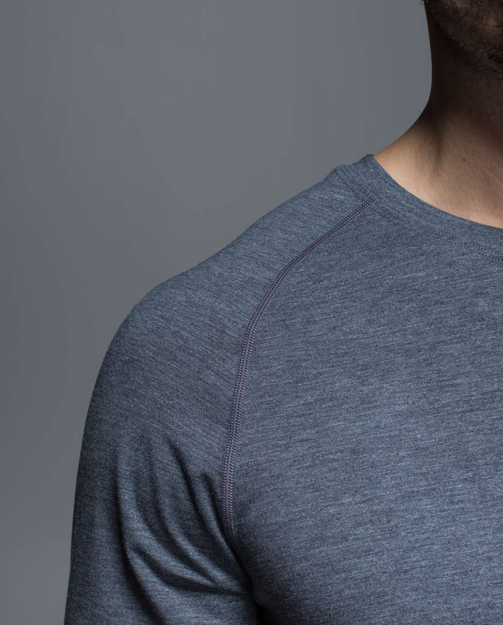 Lululemon Protean Short Sleeve - Heathered Inkwell