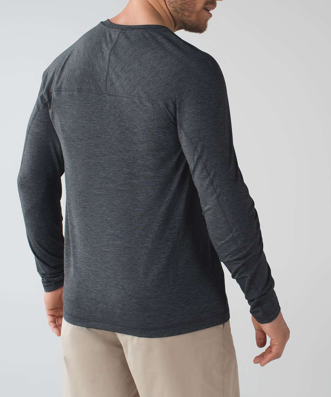 Lululemon Protean Long Sleeve - Heathered Black (First Release)