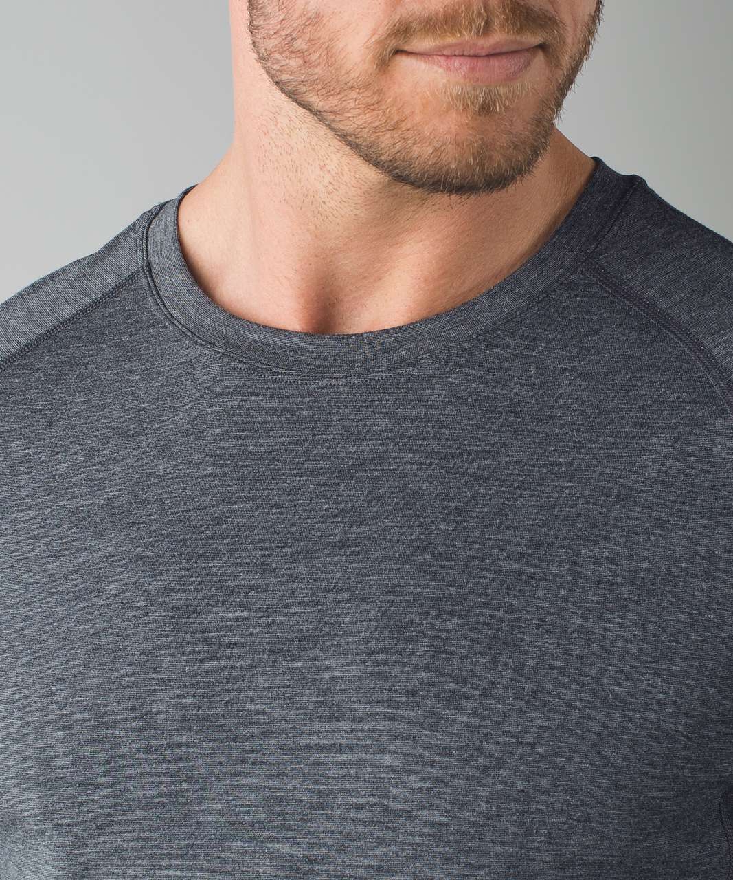 Lululemon Protean Long Sleeve - Heathered Black (First Release) - lulu ...