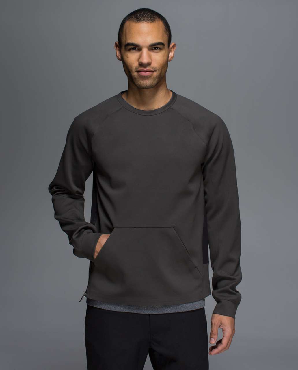 Lululemon Chamber Long Sleeve - Shadow / Black