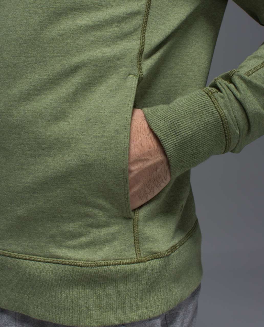 Lululemon Revival Hoodie - Heathered Spiced Olive