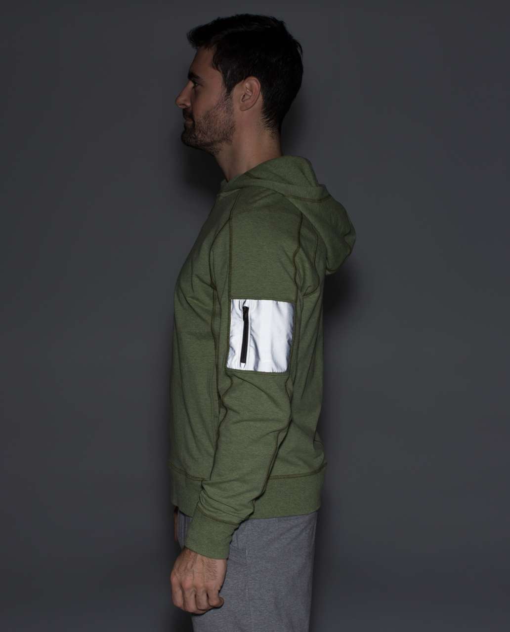 Lululemon Revival Hoodie - Heathered Spiced Olive