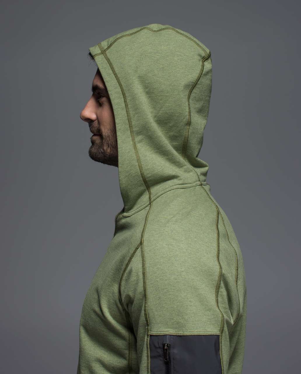 Lululemon Revival Hoodie - Heathered Spiced Olive