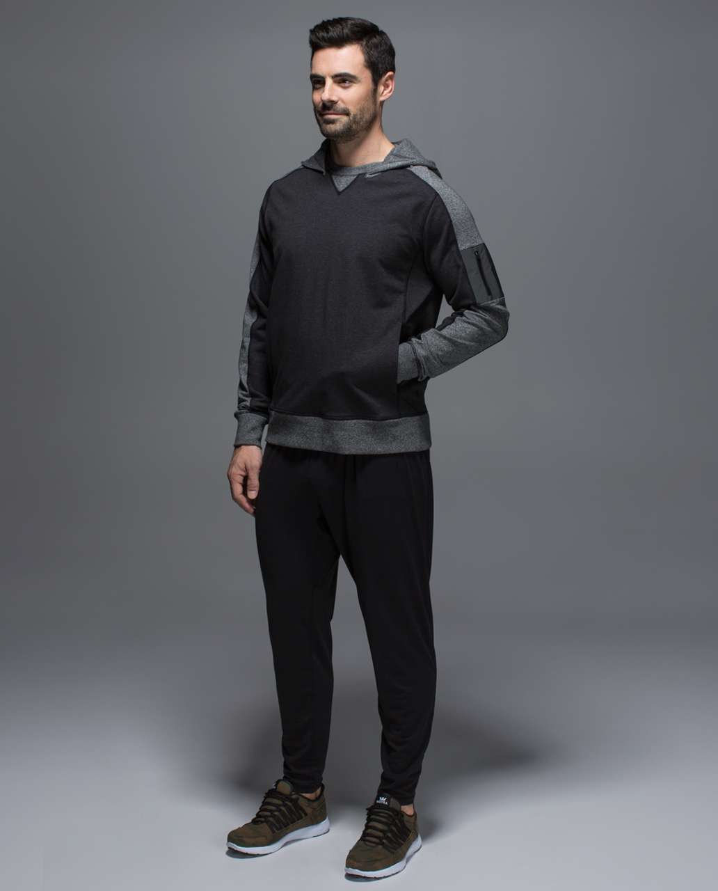 Lululemon Revival Hoodie - Heathered Black / Heathered Speckled Black