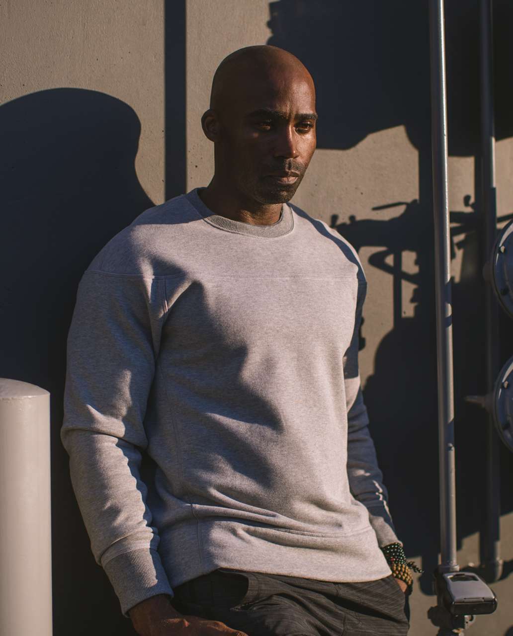 Lululemon Revolve Long Sleeve - Heathered Medium Grey