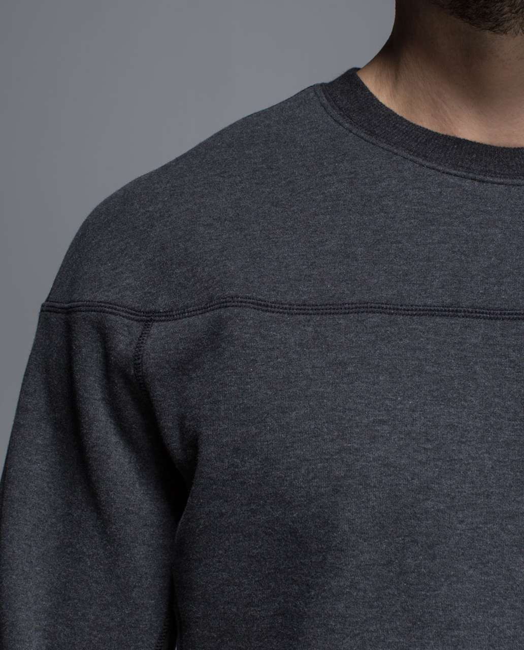 Lululemon Revolve Long Sleeve - Heathered Black