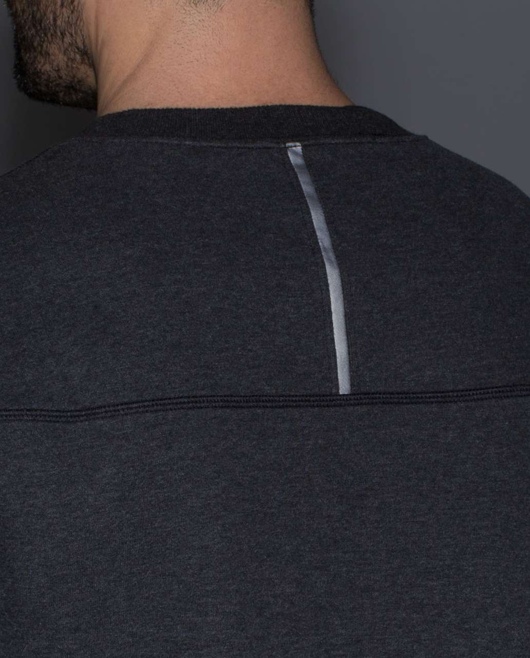 Lululemon Revolve Long Sleeve - Heathered Black