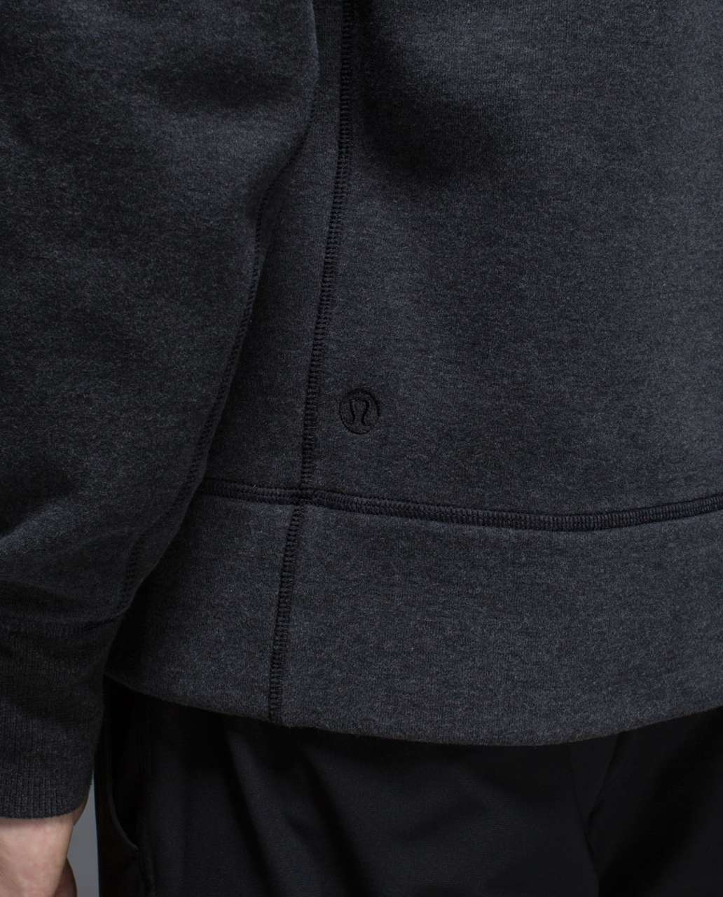 Lululemon Revolve Long Sleeve - Heathered Black