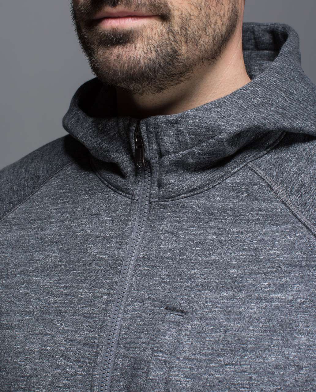 Lululemon Best Coast Hoodie - Heathered Snow Slub Coal