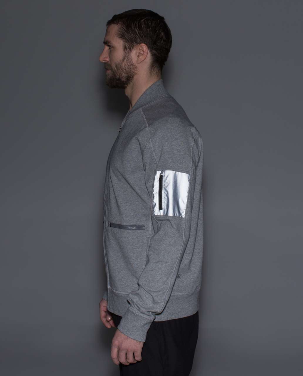 Lululemon Revival Bomber - Heathered Medium Grey