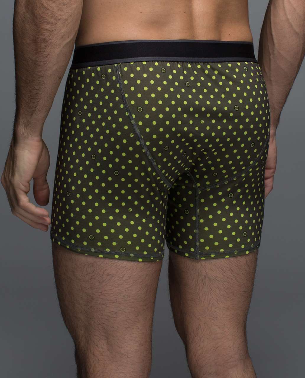 Lululemon No Boxer Boxer - Iconic Polka Brisk Lime Slate