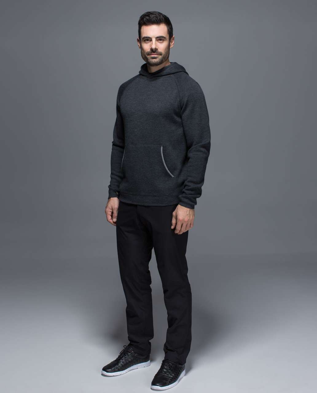 Lululemon Transit Hoodie - Heathered Black