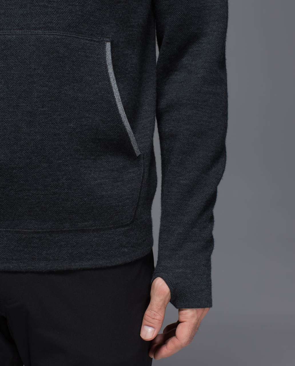 Lululemon Transit Hoodie - Heathered Black