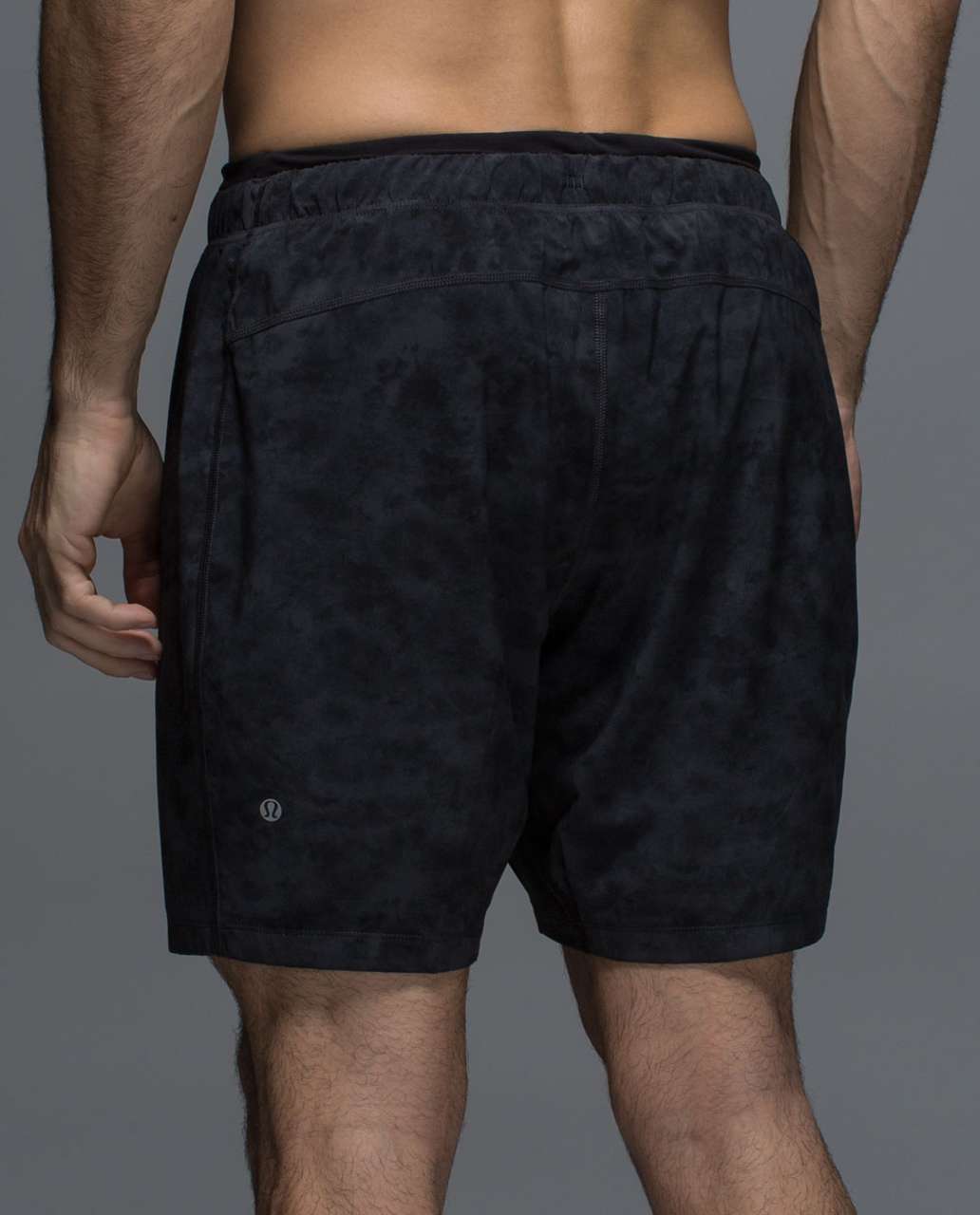 Lululemon On The Mat Short - Desert Dessert Deep Coal Black