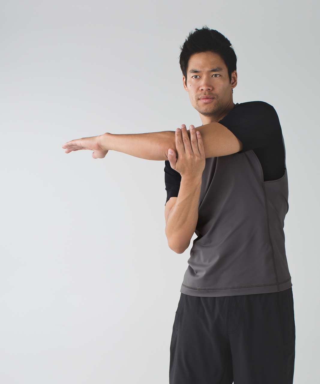 Lululemon Repetition Short Sleeve - Slate / Black