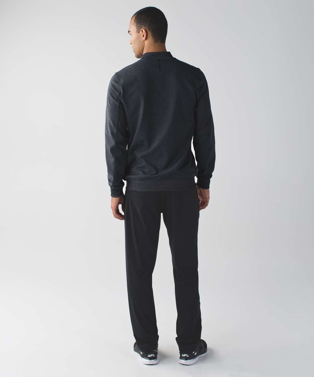 Lululemon On Track Jogger - Heathered Black - lulu fanatics