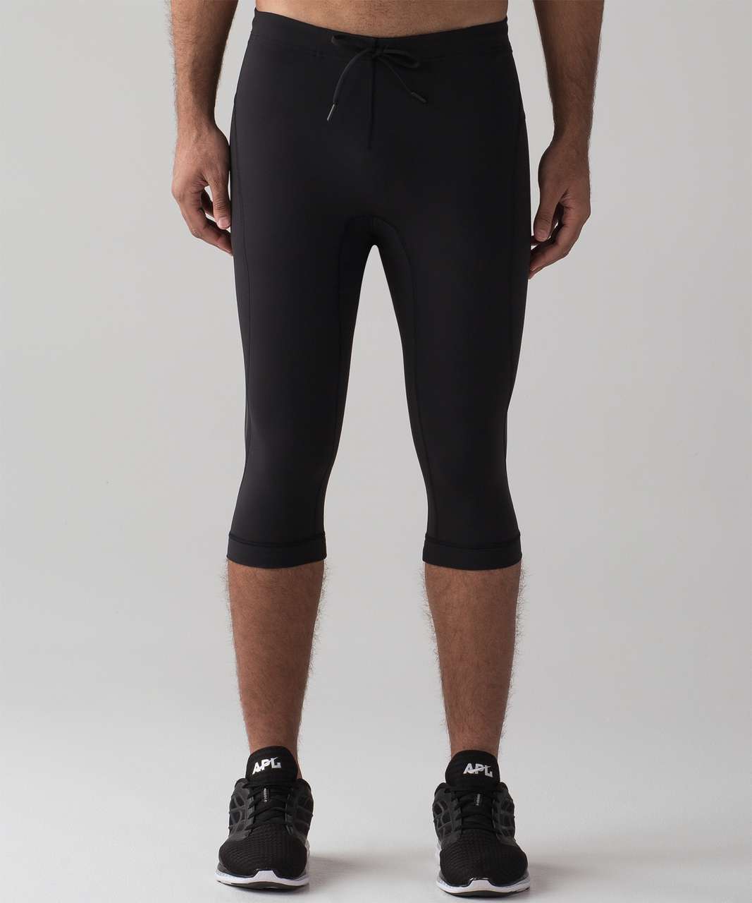 Lululemon Tight Stuff 1/2 Tight - Black (First Release) - lulu fanatics