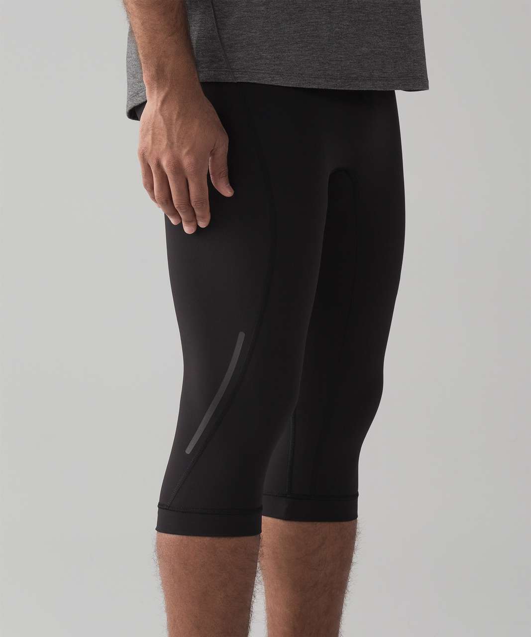 Lululemon Tight Stuff 1/2 Tight - Black (First Release) - lulu fanatics