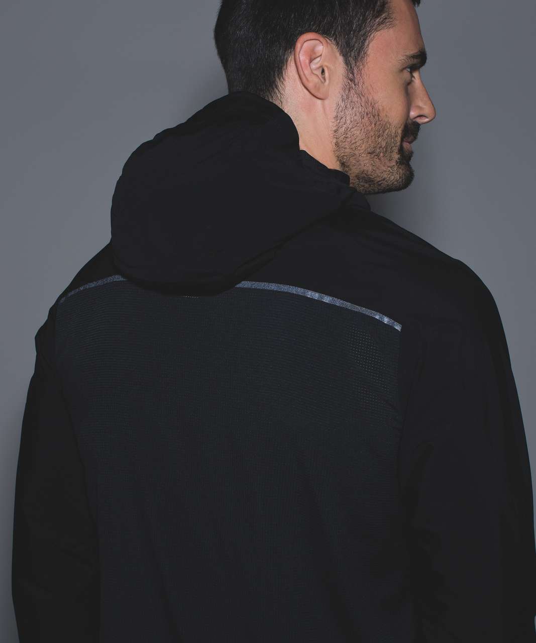 Lululemon Pack-It Jacket *Mesh - Telemark Print Deep Navy Black