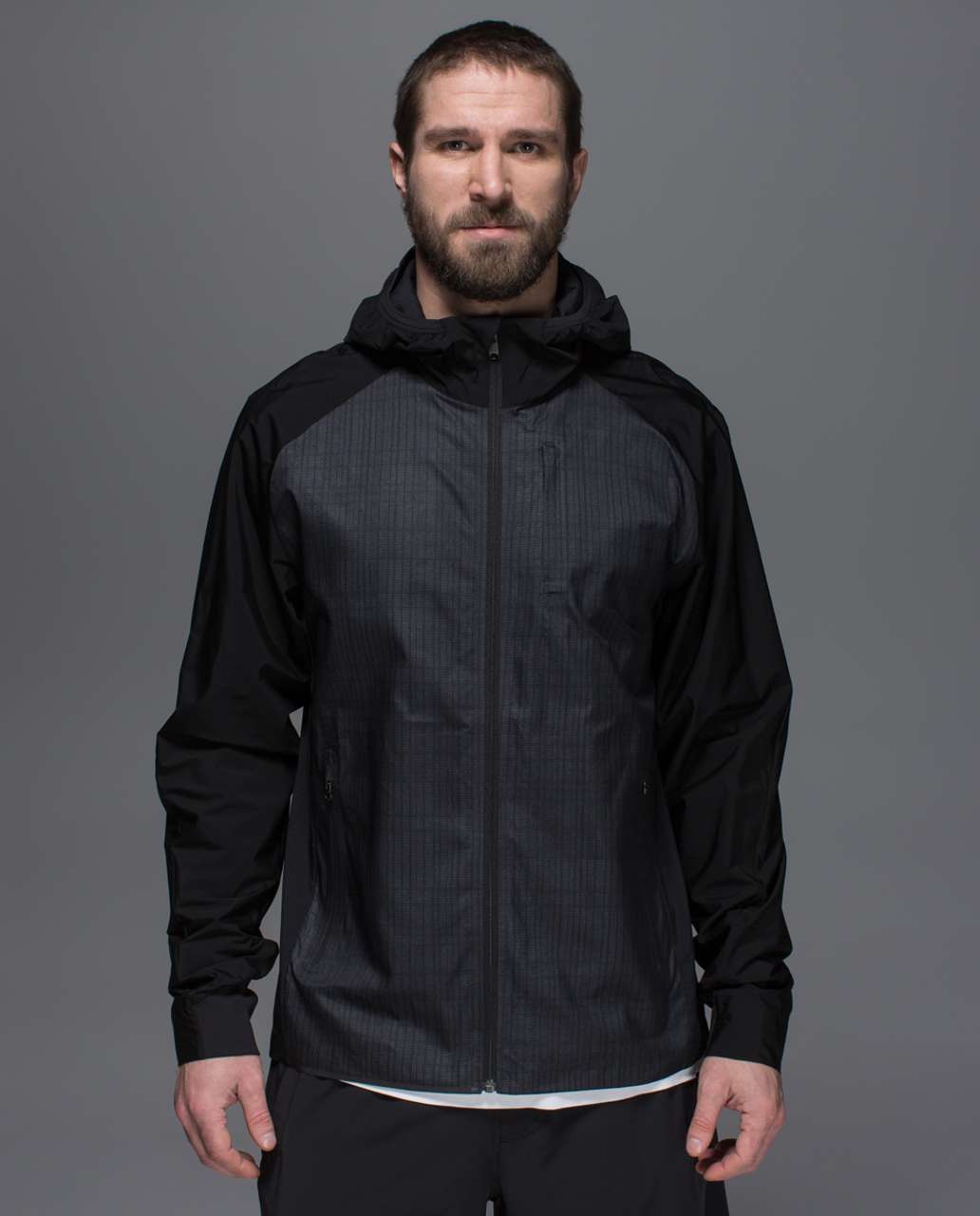 Lululemon Pack-It Jacket *Mesh - Ko Texture Deep Coal Black - lulu